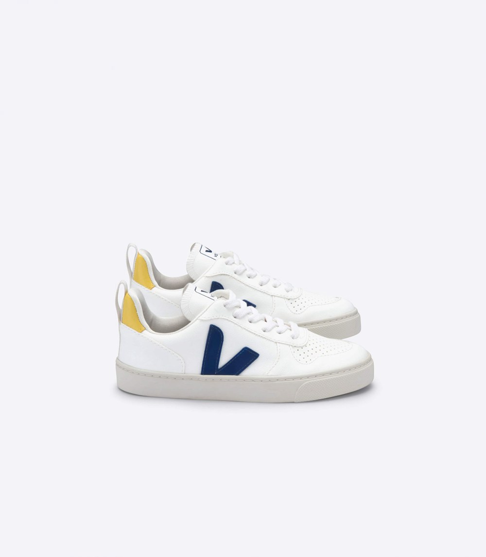 Veja Sneakers Kids - V-10 Cwl - White - 0893GMRDO